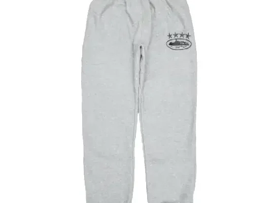 Corteiz 4Starz Alcatraz Sweatpants Gray