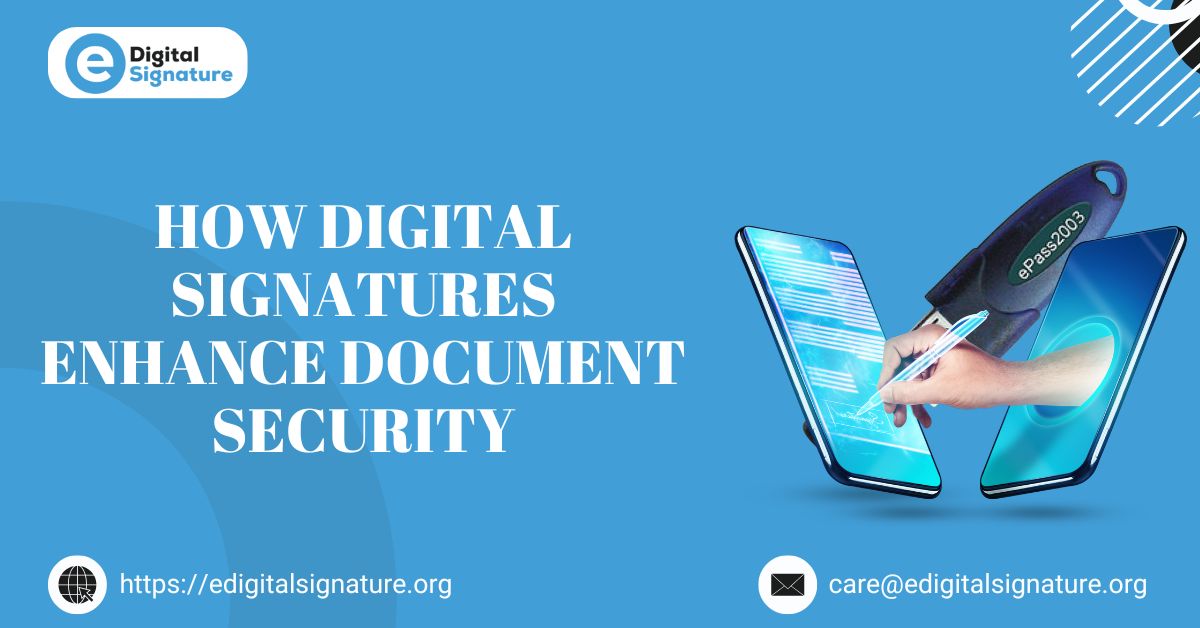 How Digital Signatures Enhance Document Security