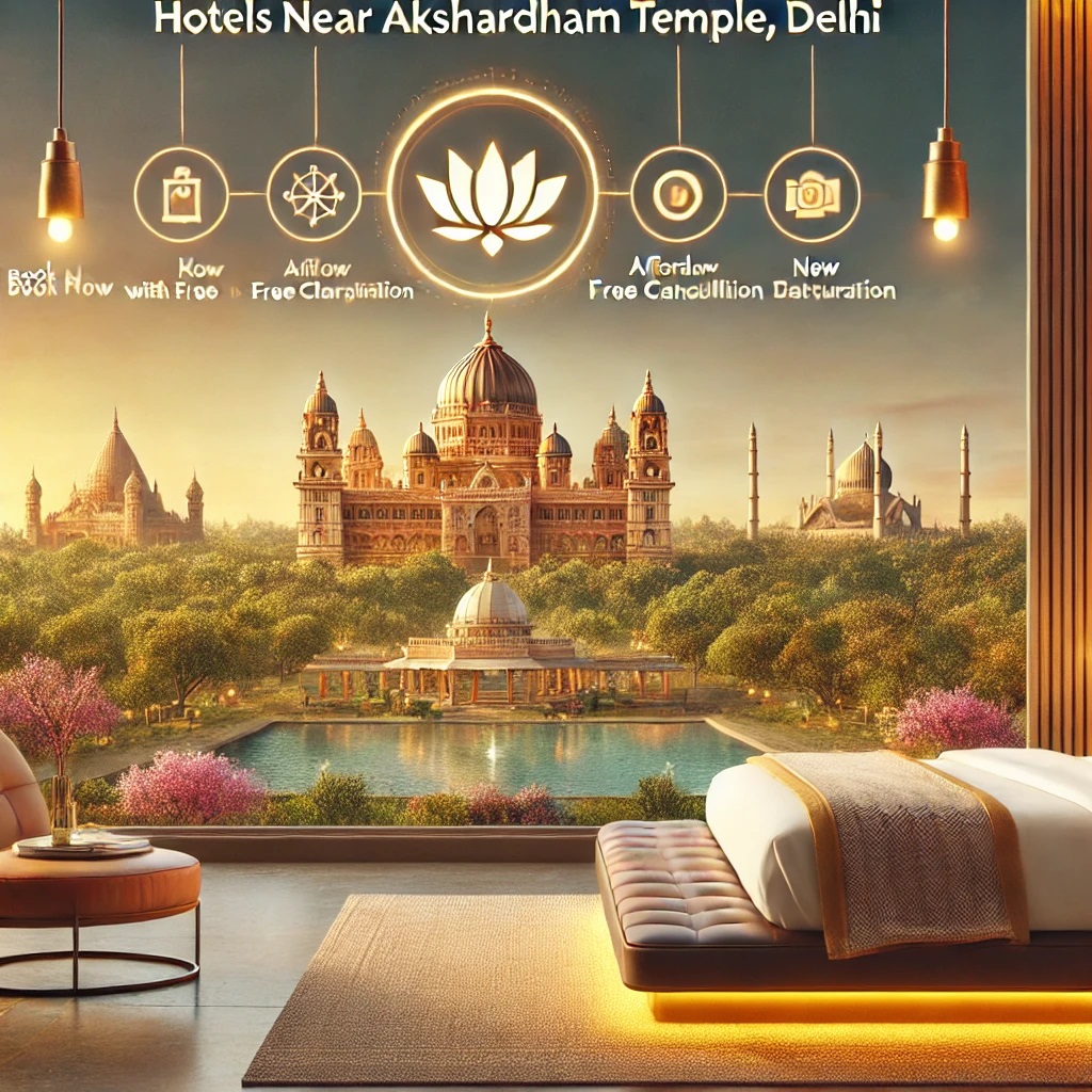 Hotels Near Akshardham Temple