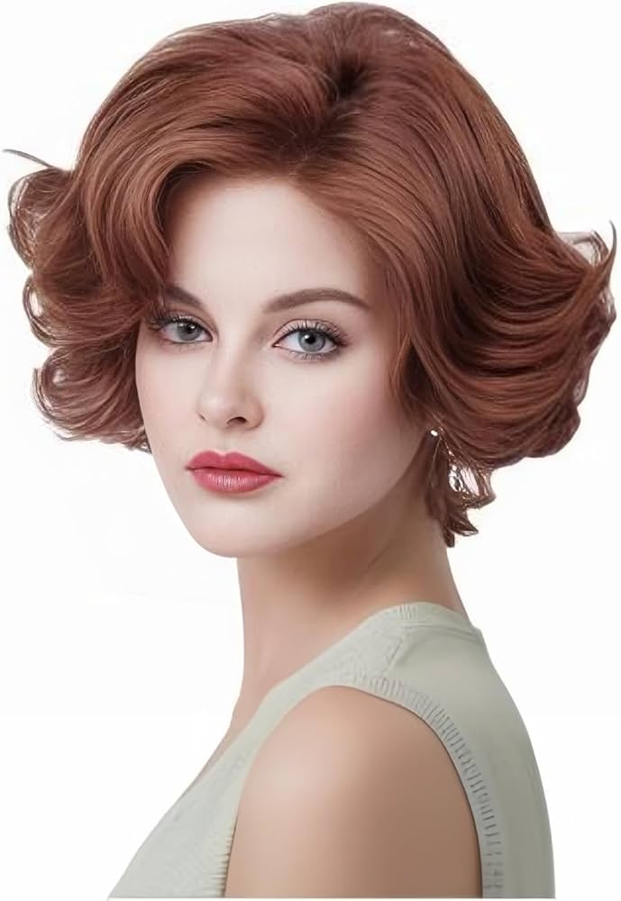 Short wavy wigs