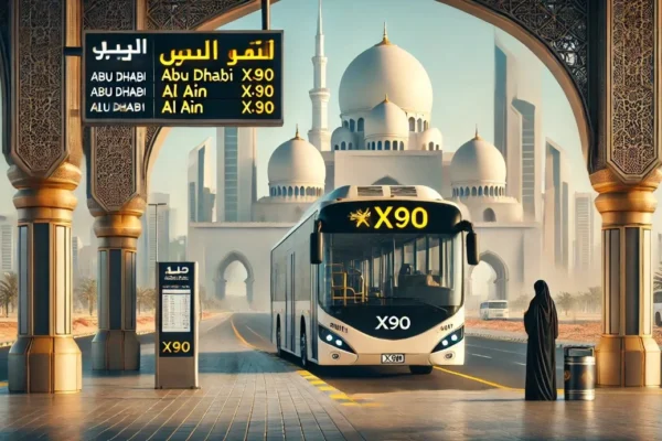 X90 Bus Timetable in Abu Dhabi