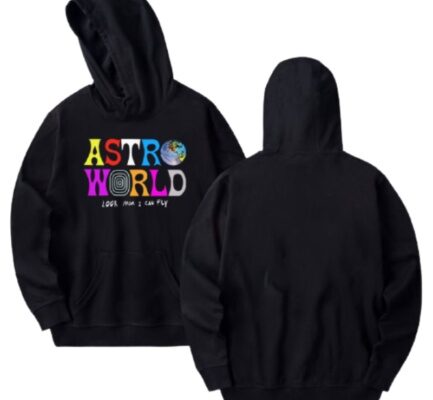 AstroWorld Look Mom I Can Fly Hoodie – Black