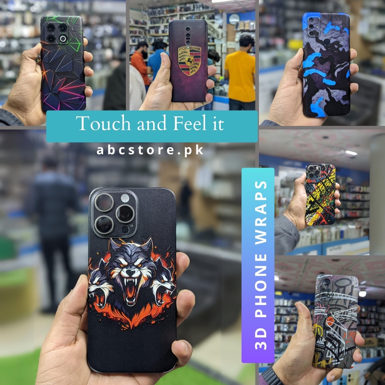 Custom 360 phone wraps