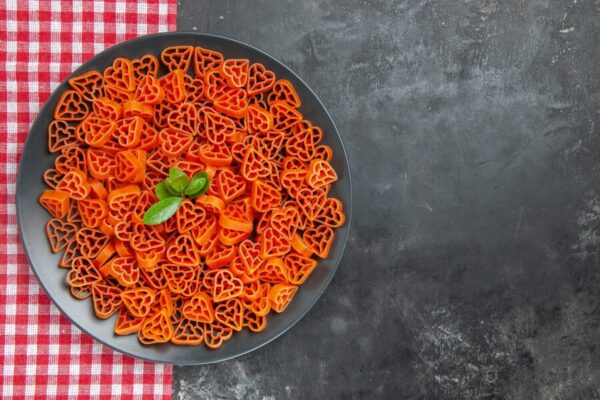 Red lentil pasta