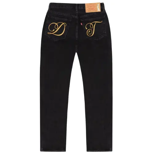 Denim-Tears-Metallic-Gold-Script-501-Jean