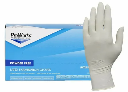 latex powder free gloves